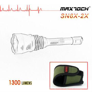 Maxtoch SN6X-2X 1300lm Jagd Cree XML2 Taschenlampe